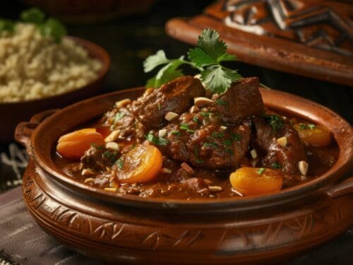 Traditional Moroccan tagine